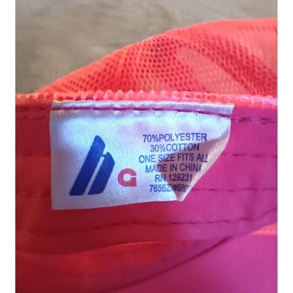 Pink Glitter Sparkle Baseball Cap Ponytail Hat Women Girl Snap Back Mesh Cute OS - Picture 5 of 5